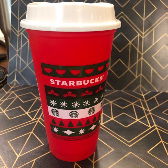 Starbucks Holiday 2020 Christmas Sweater Red Cup - Picture 4 of 9